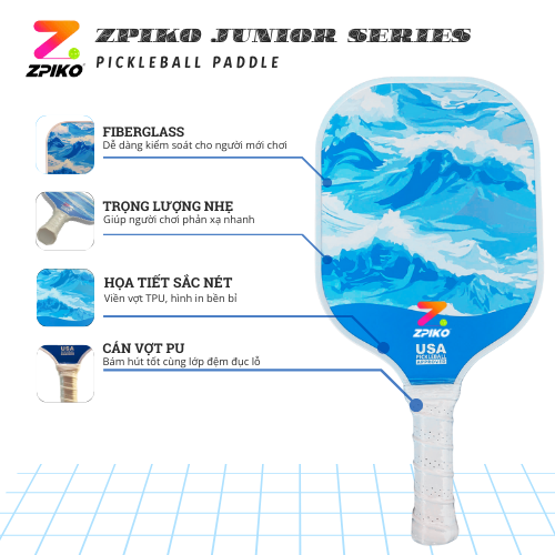 Vợt Pickleball Zpiko Junior Series