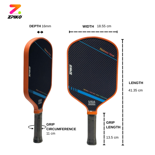 Vợt Pickleball Zpiko Power Edge 16