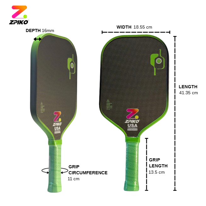 Vợt Pickleball Z-PRO Carbon Titan 16mm 